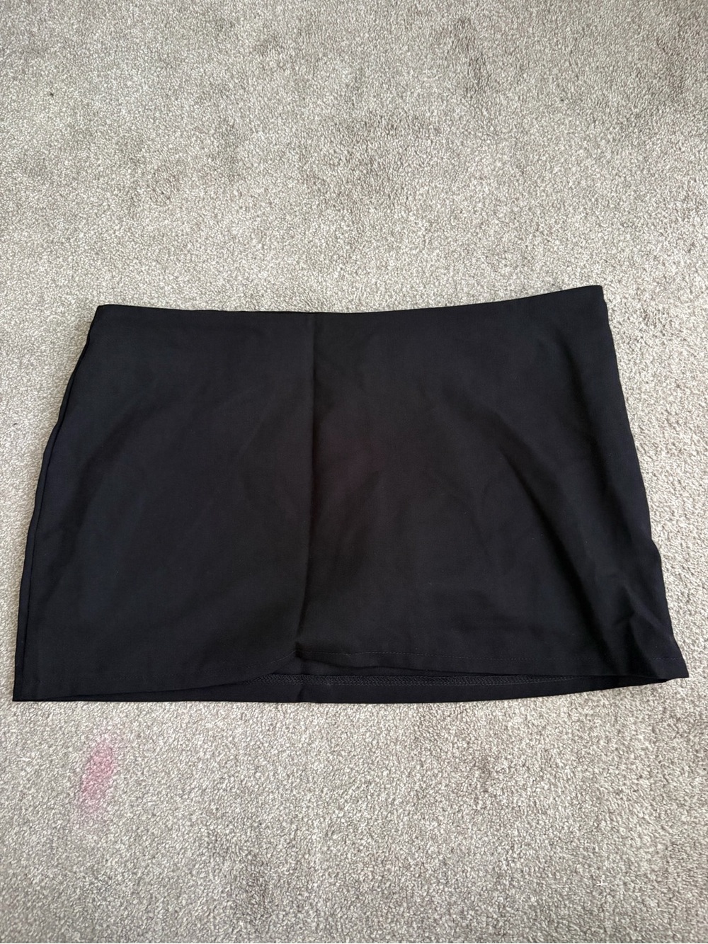 Black Women's Mini Skirt - Classic Straight Cut